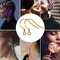 80 Pieces/40 Pairs, Gold Earring Hooks Ear Wires Fish Hooks, 240pcs Hypo-allergenic Jewelry Findings Parts with Jump Rings and Clear Silicone Earring Backs Stoppers for DIY Jewelry Making (14K Gold)